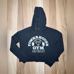 Powerhouse Gym Detroit cropped sweater